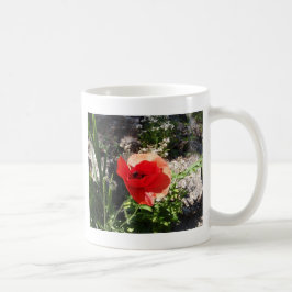 Roter Mohn Kaffeetasse