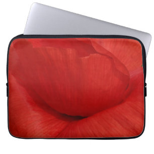 Roter Mohn Laptopschutzhülle