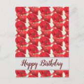 Roter Mohn Postkarte (Vorderseite)