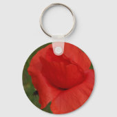 Roter Mohn Schlüsselanhänger (Vorderseite)