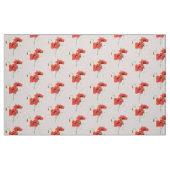 Roter Mohn Stoff (Fat Quarter (45,7 x 55,9 cm))