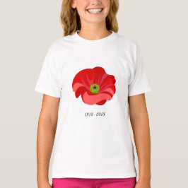 Roter Mohn T-Shirt