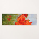Roter Mohn und ein dunkler Mohn Yogamatte (Vorderseite (Horizontal))