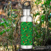 Roter Mohn, Wildblumen Edelstahlflasche