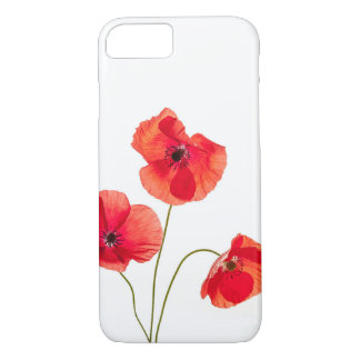 Roter Mohnblumen-Blume Iphone 7 Kasten Case-Mate iPhone Hülle