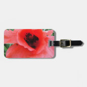 Roter Mohnblumenkelch Gepäckanhänger (Vorderseite horizontal)