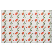 Roter Mohnblütenmuster Stoff (Fat Quarter (45,7 x 55,9 cm))