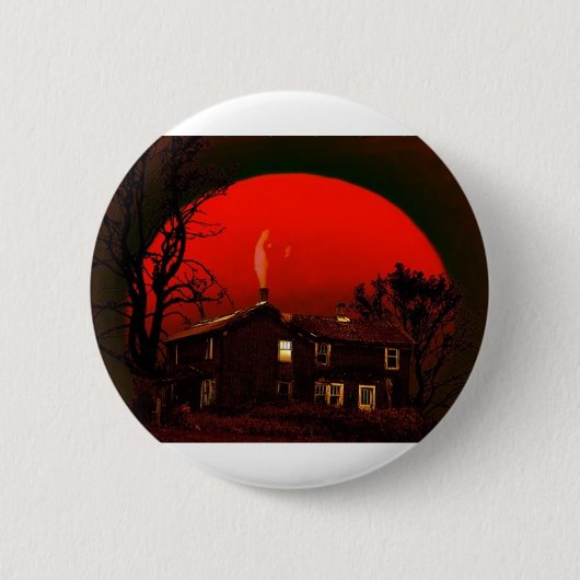 roter Mond Button (Vorderseite)