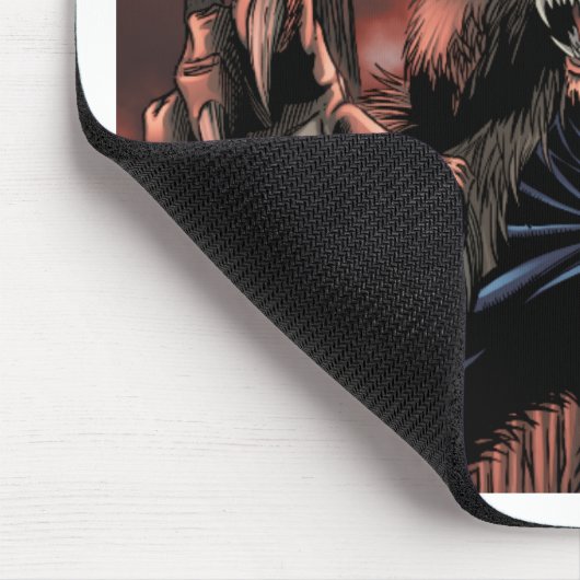 Roter MondWerewolf Mousepad (Ecke)