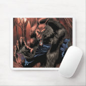 Roter MondWerewolf Mousepad (Mit Mouse)