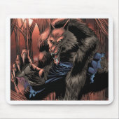 Roter MondWerewolf Mousepad (Vorne)