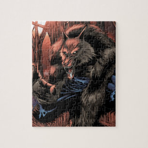 Roter MondWerewolf Puzzle