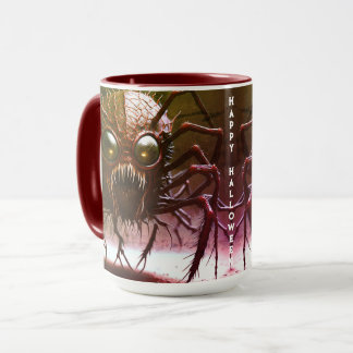 Roter Monster Halloween Becher Tasse