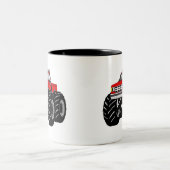 ROTER MONSTER-LKW ZWEIFARBIGE TASSE (Mittel)