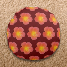 Roter Moss Rose Blume Nahtloses Muster auf