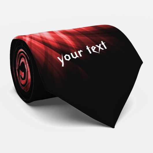 Roter Motocross Krawatte (Gerollt)