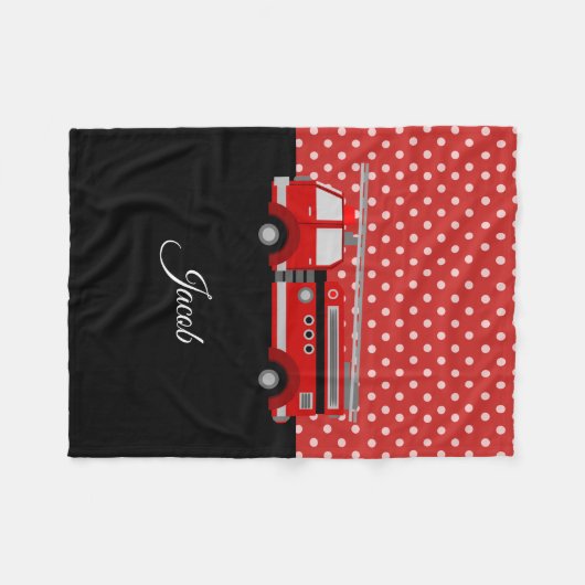 Roter Motor Fleecedecke (Vorderseite (Horizontal))