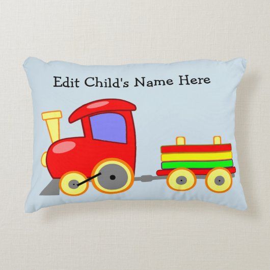 Roter Motor mit untergeordnetem Zug Kissen Name be (Vorderseite)