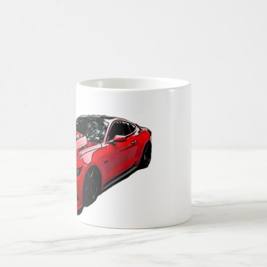 Roter Mustang S550 Kaffeetasse (Mittel)