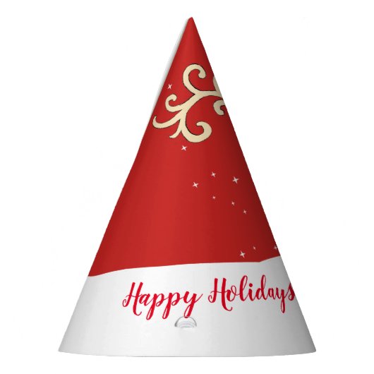 Roter Namenshut Weihnachtsdes großen Geweih-Rens Partyhütchen (Links)