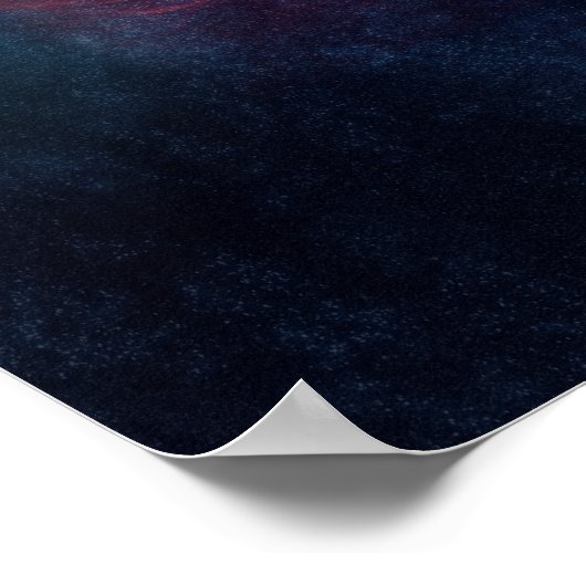 Roter Nebel Poster (Ecke)