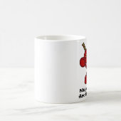 Roter Ninja Greifer Kaffeetasse (Mittel)