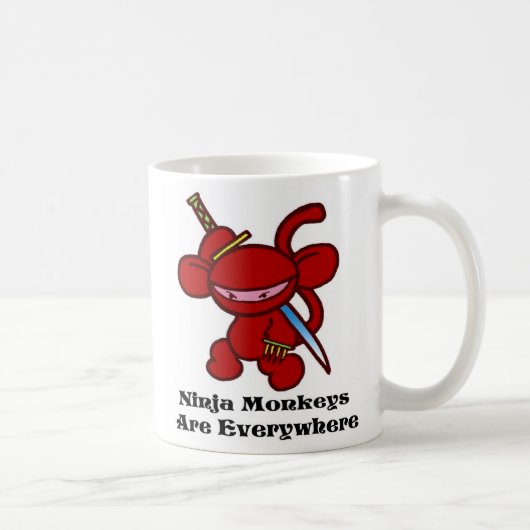Roter Ninja Greifer Kaffeetasse (Rechts)