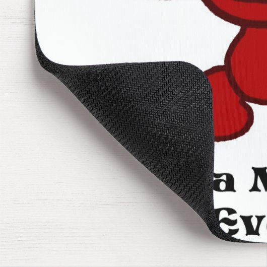 Roter Ninja Greifer Mousepad (Ecke)