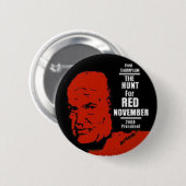 Roter November-Knopf Button (Vorne & Hinten)