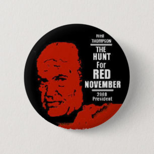 Roter November-Knopf Button
