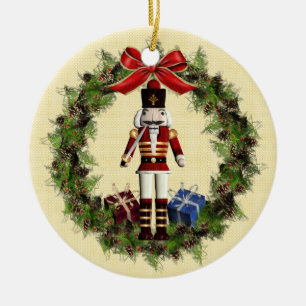 Roter Nutcracker Kraut Weihnachtsschmuck
