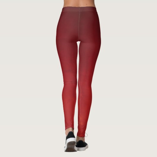 Roter Ober Leggings (Rückseite)