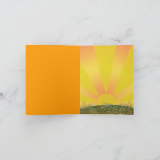 Roter oder grüner Traktor danken Ihnen Dankeskarte (Innenseite)