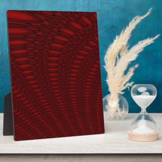Roter Oktopus Tentacles Plaque Fotoplatte (Seite)