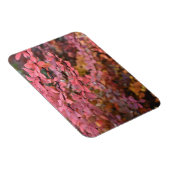 Roter Orange Fall Blätter Herbst Blätter Blätter N Magnet (Rechte Seite)