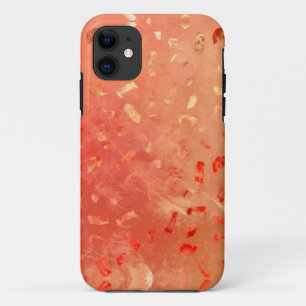 Roter Orange Gold Glitter Case-Mate iPhone Hülle