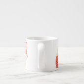 Roter orange intelligenter Fuchs des Espressotasse (Rückseite)