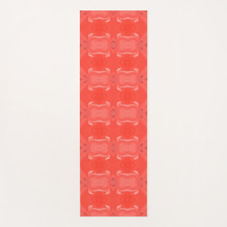 Roter Orange Nahtlose Muster warme Farben Yogamatte