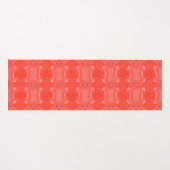 Roter Orange Nahtlose Muster warme Farben Yogamatte (Vorderseite (Horizontal))