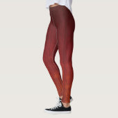 Roter Orange Obre gestreift rustikal Leggings (Links)