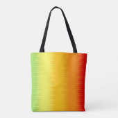 Roter orangefarbener gelber Combo Tasche (Rückseite)