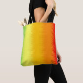 Roter orangefarbener gelber Combo Tasche (Von Nahem)