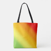 Roter orangefarbener gelber Combo Tasche (Rückseite)