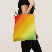 Roter orangefarbener gelber Combo Tasche (Von Nahem)