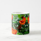Roter Orangenmohn-Blume Kaffeetasse (Mittel)