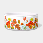 Roter Orangenpfropf Blume Ribbon Napf (Links)