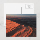 Roter Orangenstein in Utah Postkarte (Vorne/Hinten)
