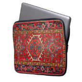 Roter Orientalischer Rug Laptopschutzhülle (Vorderseite Links)