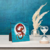 Roter Ostdrache - Mythische Fantasiewesen Fotoplatte (InSitu)