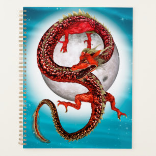 Roter Ostdrache - Mythische Fantasiewesen Planer